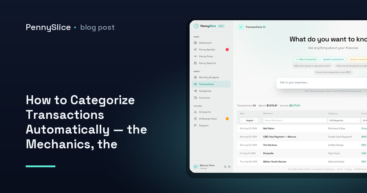 How to Categorize Transactions Automatically — the Mechanics, the Mislabels, and the Line-Item Fix