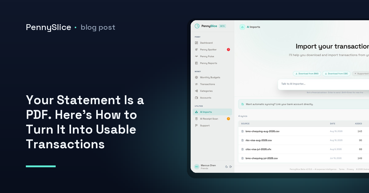 Your Statement Is a PDF. Here’s How to Turn It Into Usable Transactions